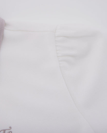 25SS バイカラーダブルカラーTシャツ