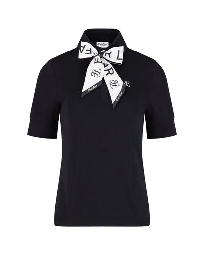 25SS レタリングスカーフ七分袖Tシャツ