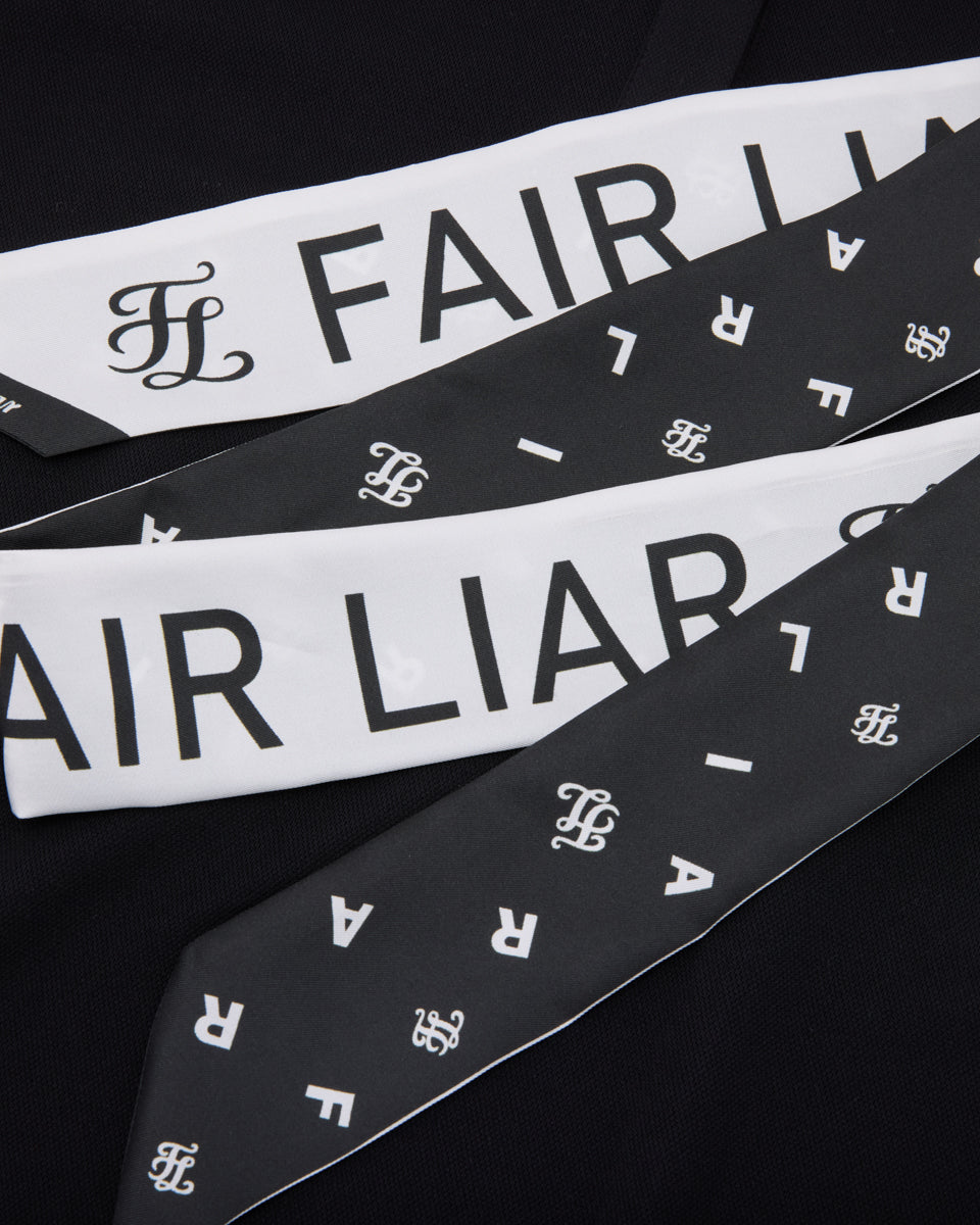 25SS レタリングスカーフ七分袖Tシャツ