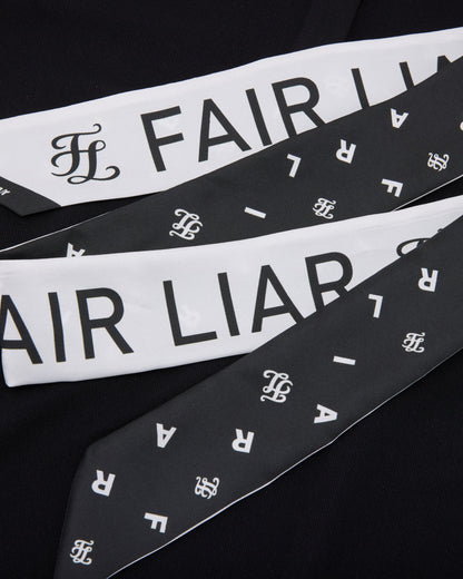 25SS レタリングスカーフ七分袖Tシャツ