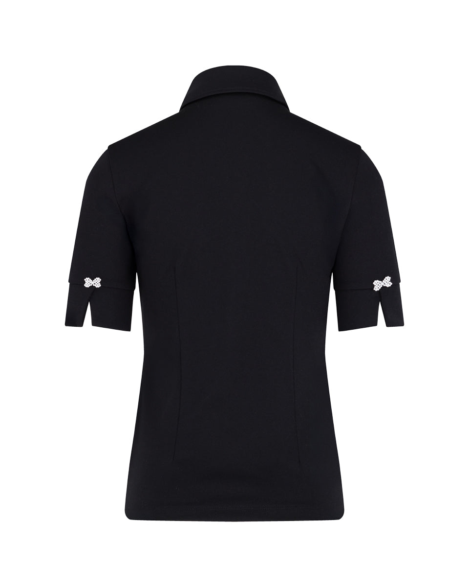 25SS レタリングスカーフ七分袖Tシャツ