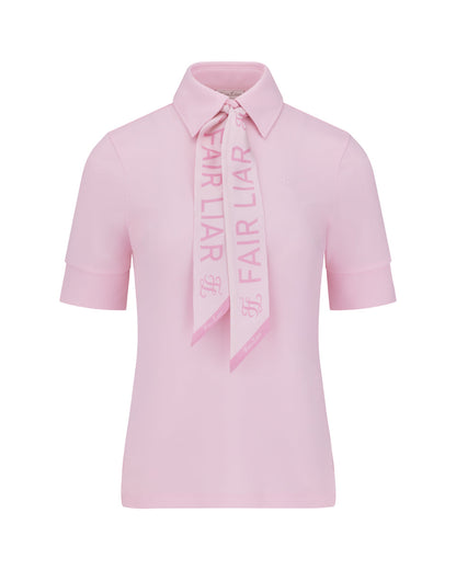 25SS レタリングスカーフ七分袖Tシャツ