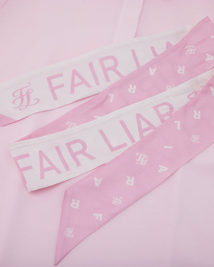 25SS レタリングスカーフ七分袖Tシャツ