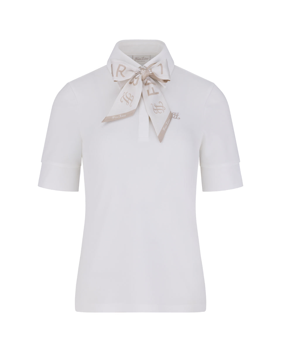 25SS レタリングスカーフ七分袖Tシャツ