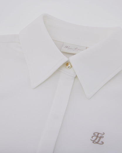 25SS レタリングスカーフ七分袖Tシャツ