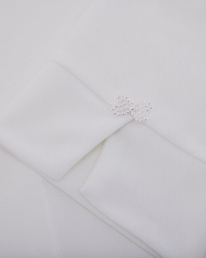 25SS レタリングスカーフ七分袖Tシャツ