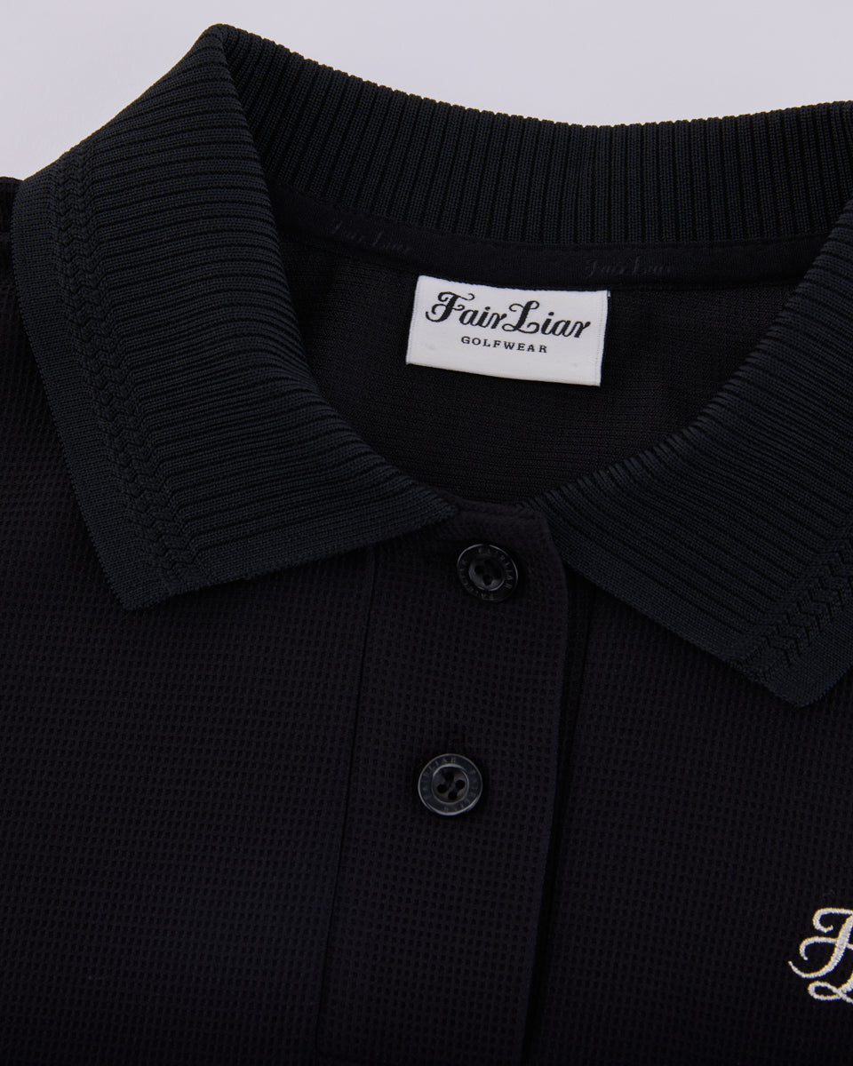 25SS パフスリーブ襟付きTシャツ