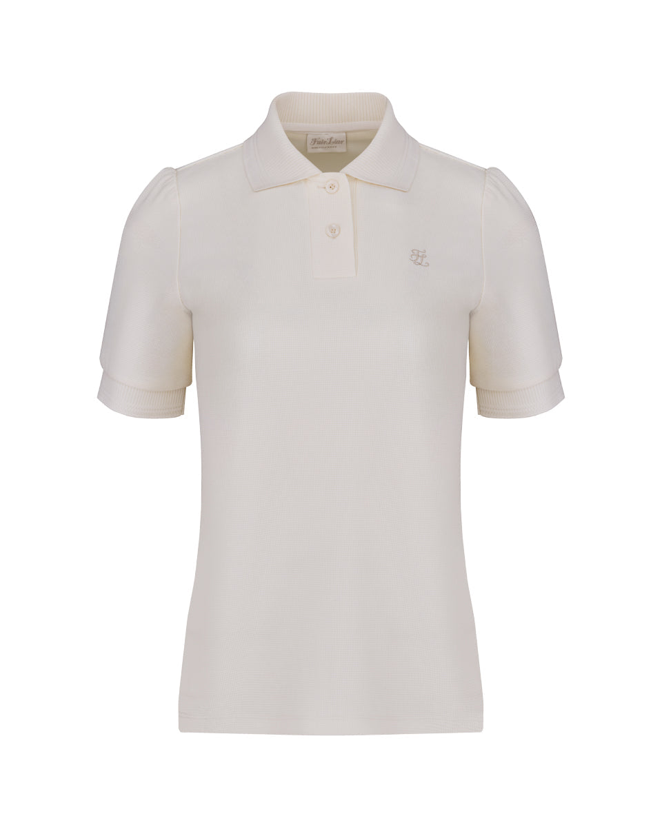 25SS パフスリーブ襟付きTシャツ