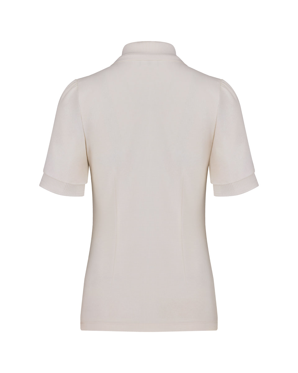 25SS パフスリーブ襟付きTシャツ