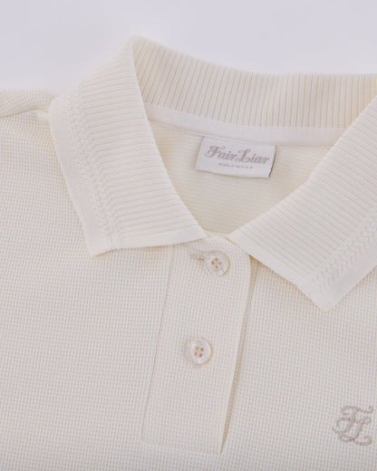 25SS パフスリーブ襟付きTシャツ