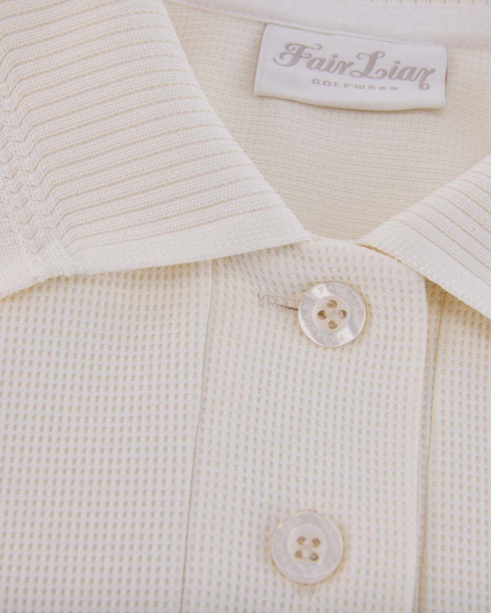 25SS パフスリーブ襟付きTシャツ