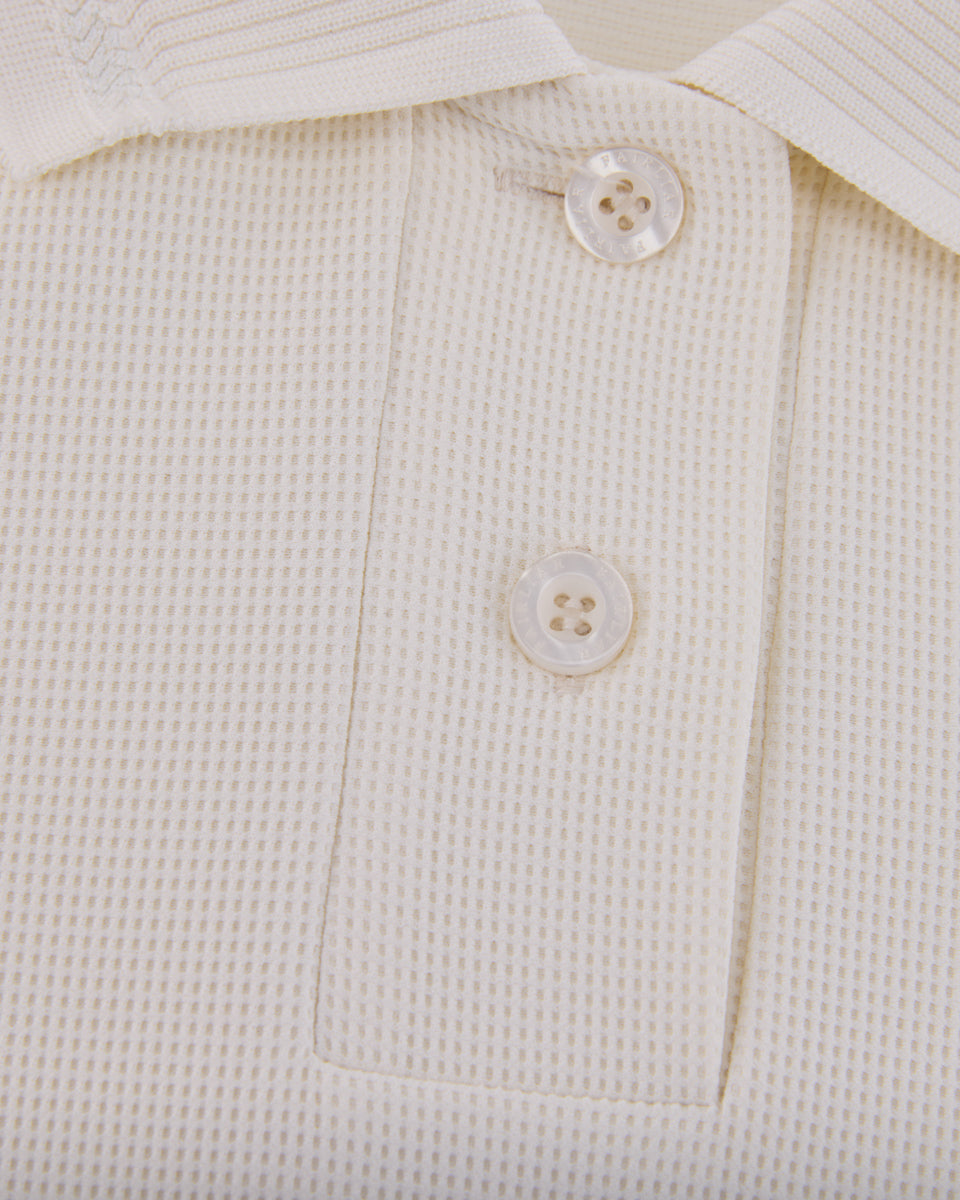 25SS パフスリーブ襟付きTシャツ