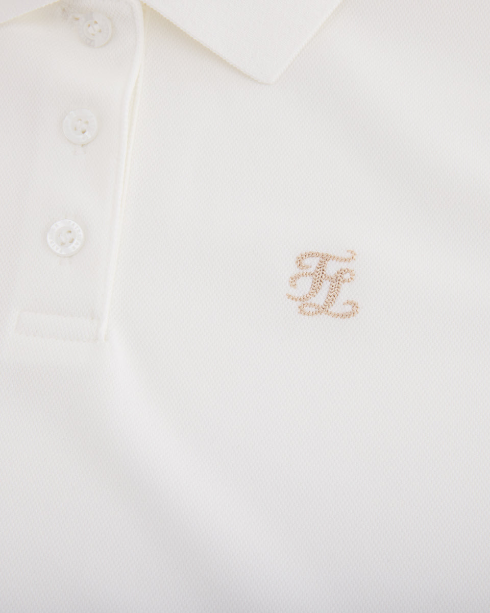 25SS ルーズフィットポロノースリーブTシャツ