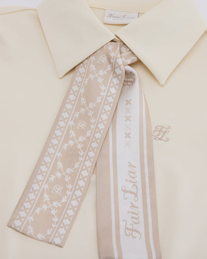 25SS シルクスカーフセットTシャツ