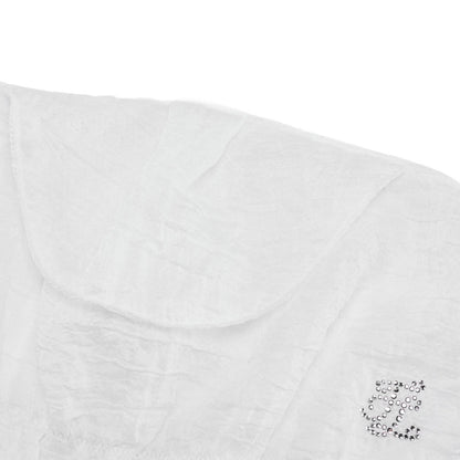 シアサッカー立体マスク (ホワイト)