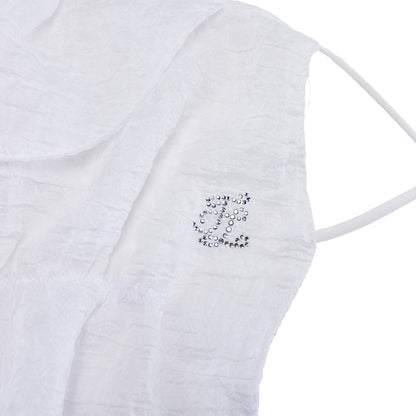 シアサッカー立体マスク (ホワイト)