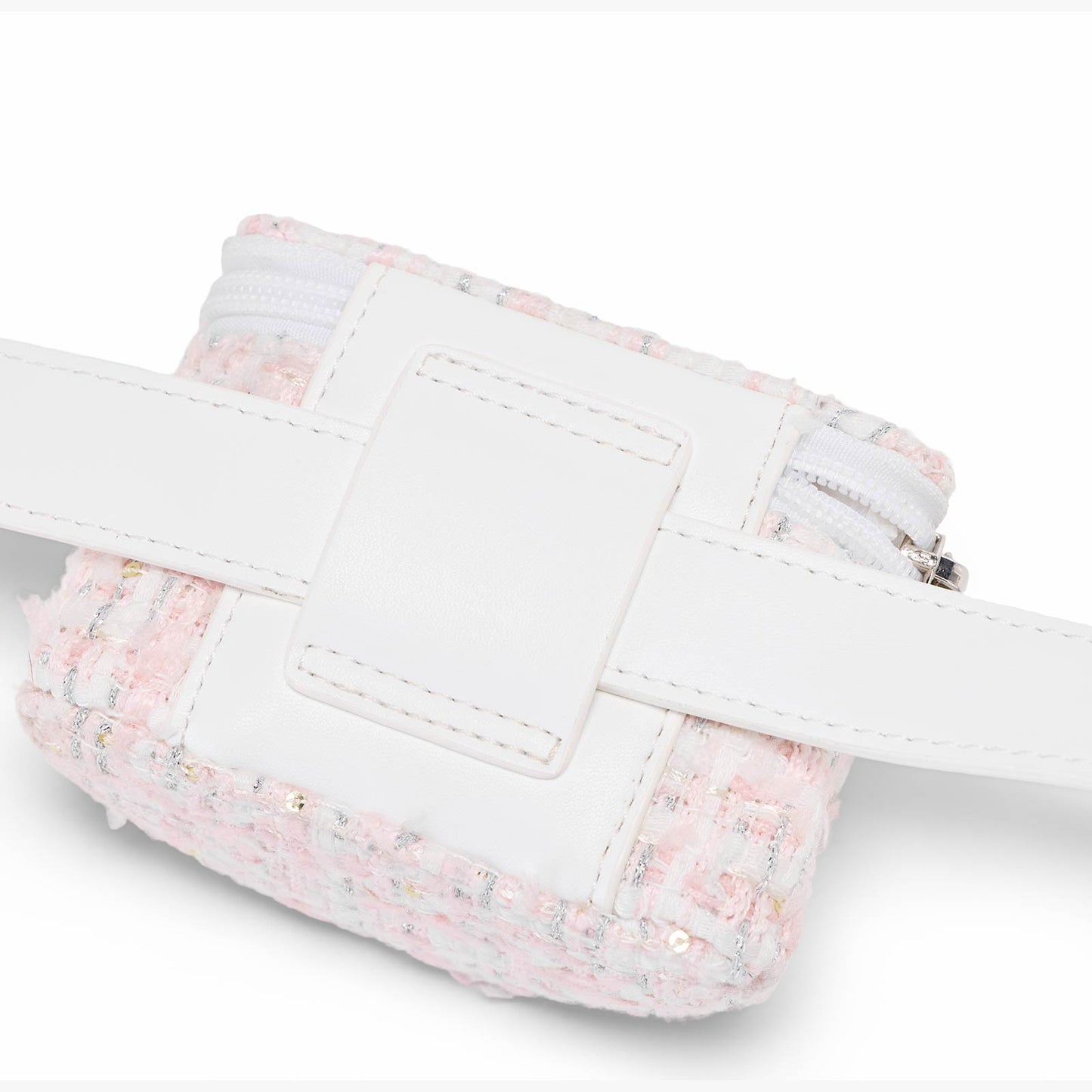 ツイードツインヒップバッグ (コーラル)