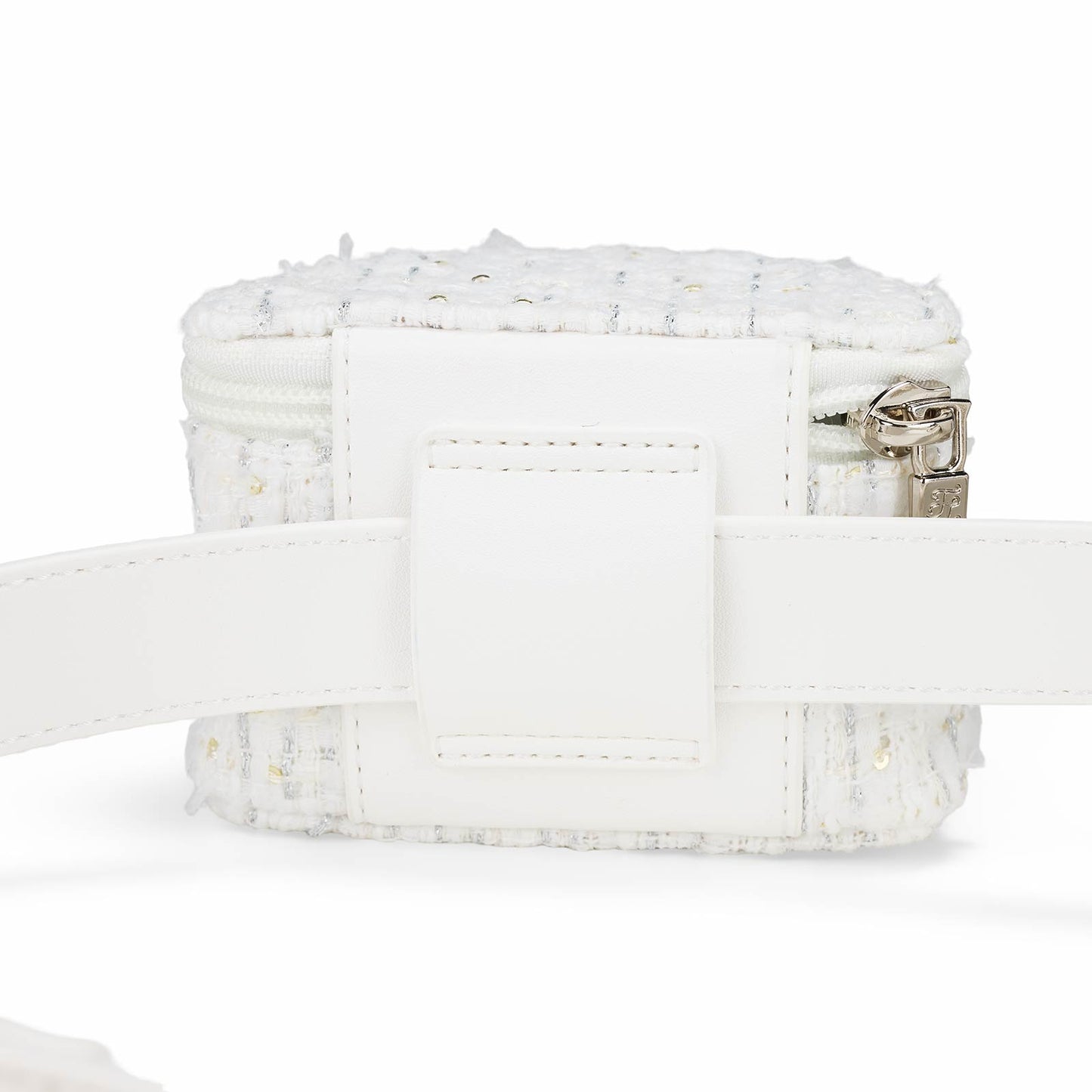 ツイードツインヒップバッグ (ホワイト)