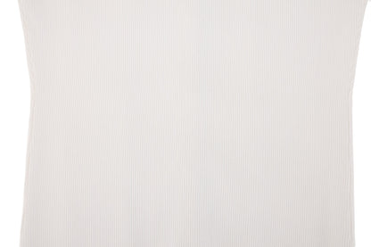 オーガンジーVネックカーディガン (ホワイト)