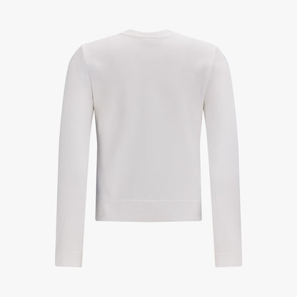 レーススカラップカーディガン (ホワイト)