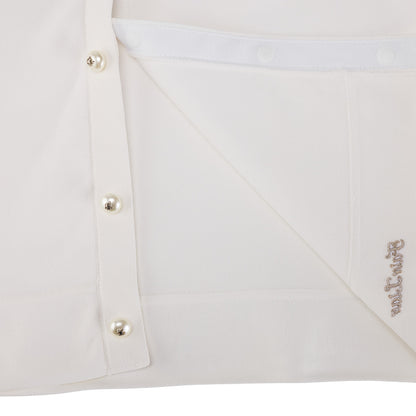 レーススカラップカーディガン (ホワイト)