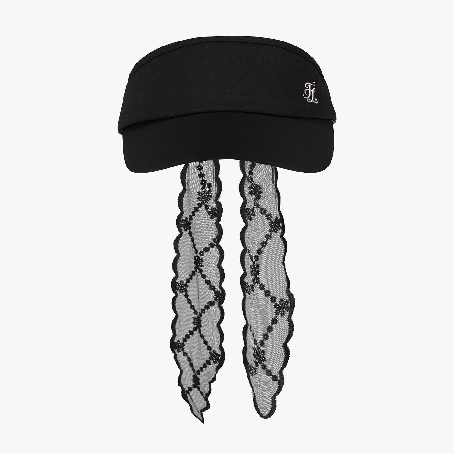 レーススカーフバイザー (ブラック)