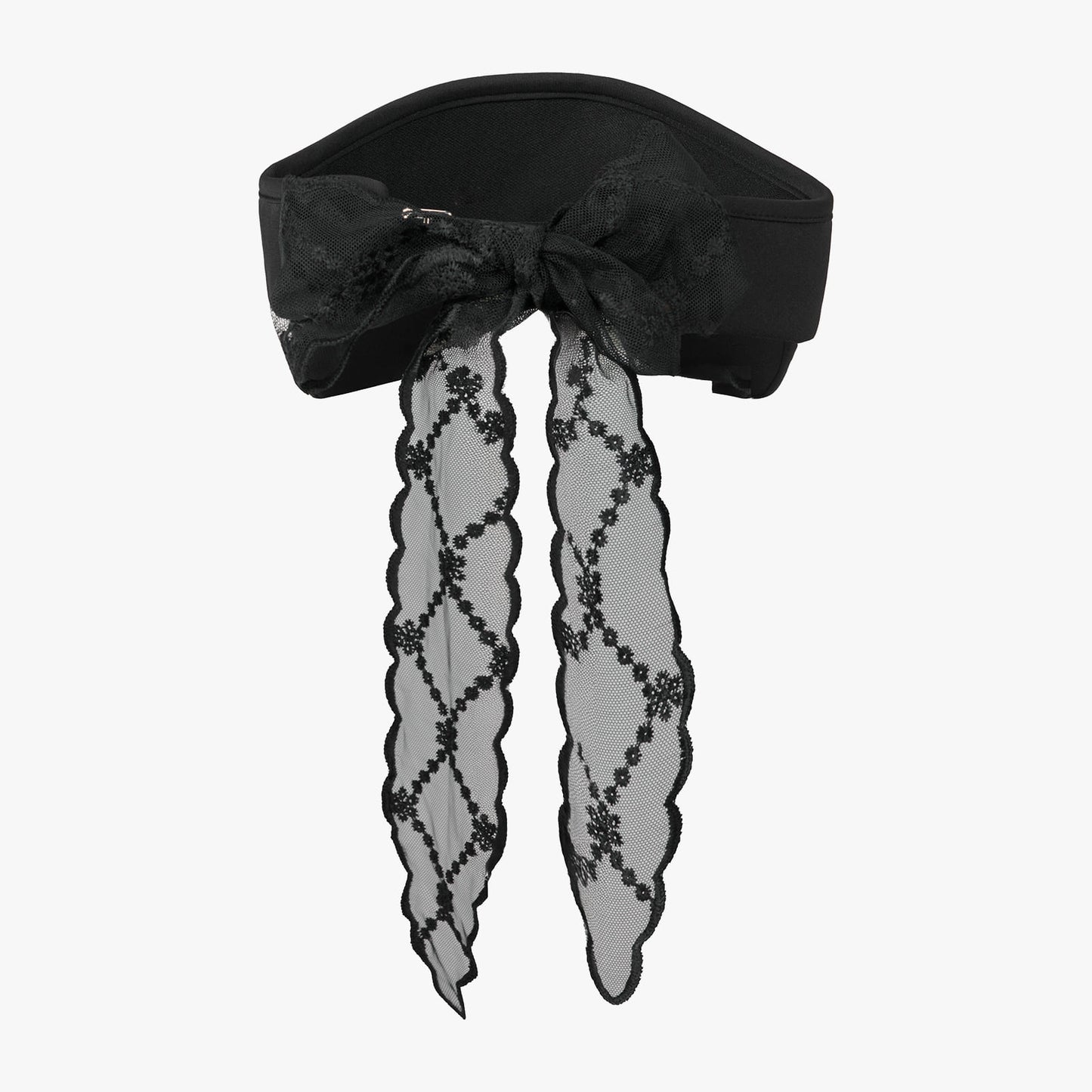 レーススカーフバイザー (ブラック)