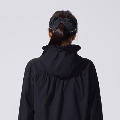 小粒パールロゴテープバイザー (ブラック)