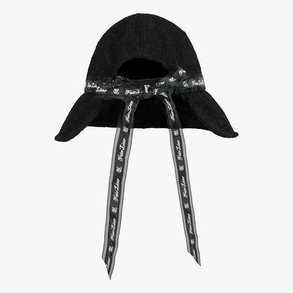 レースボンネットハット (ブラック)