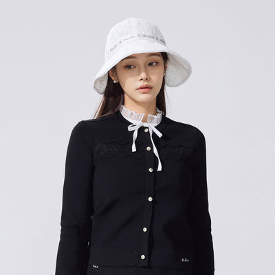 レースボンネットハット (ホワイト)