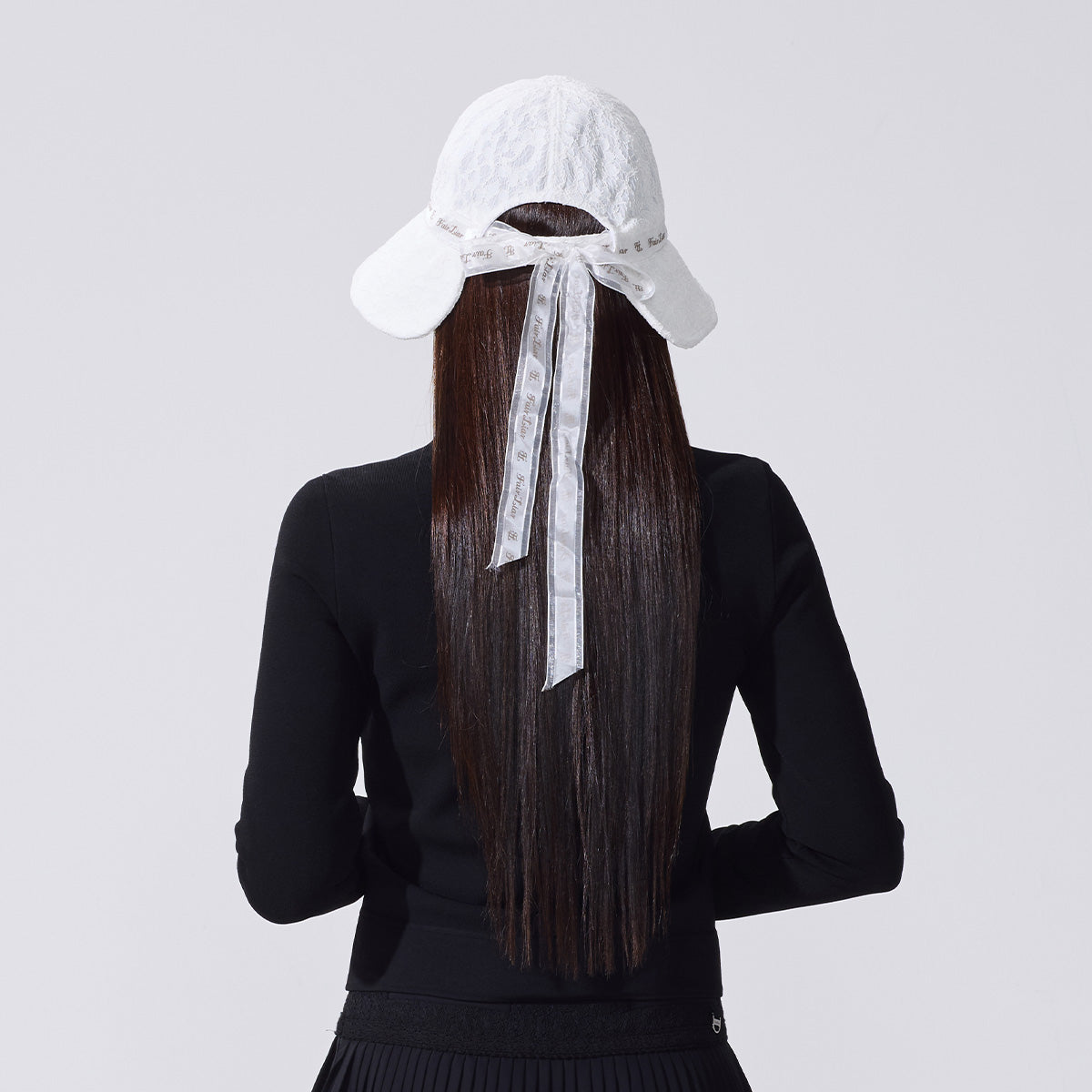 レースボンネットハット (ホワイト)