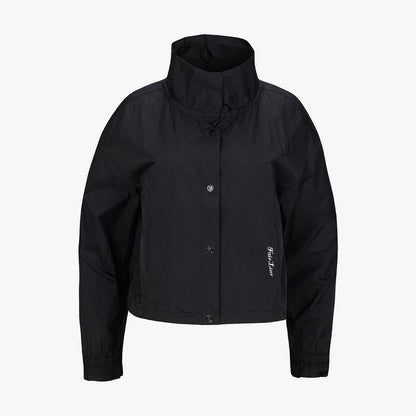 シアーシャーリングジップジャンパー (ブラック)