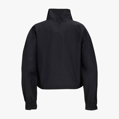 シアーシャーリングジップジャンパー (ブラック)