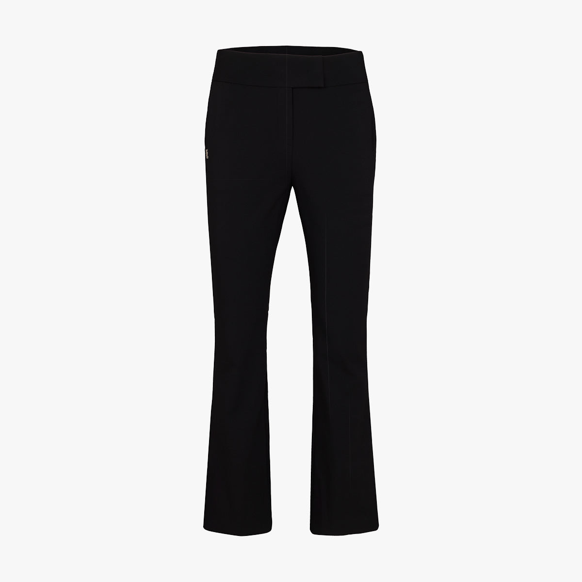 バックロゴブーツカットパンツ (ブラック)