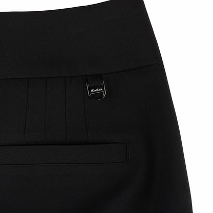 バックロゴブーツカットパンツ (ブラック)