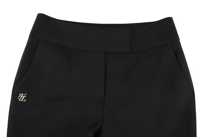 バックロゴブーツカットパンツ (ブラック)
