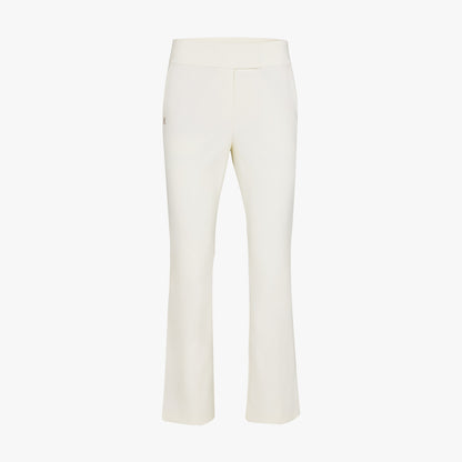 バックロゴブーツカットパンツ (クリーム)