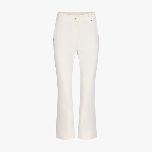 パールステッチセミブーツカットパンツ (クリーム)