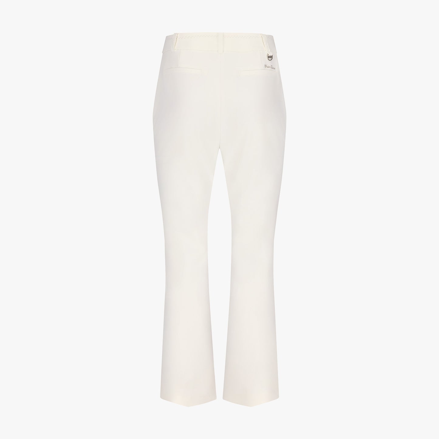 パールステッチセミブーツカットパンツ (クリーム)