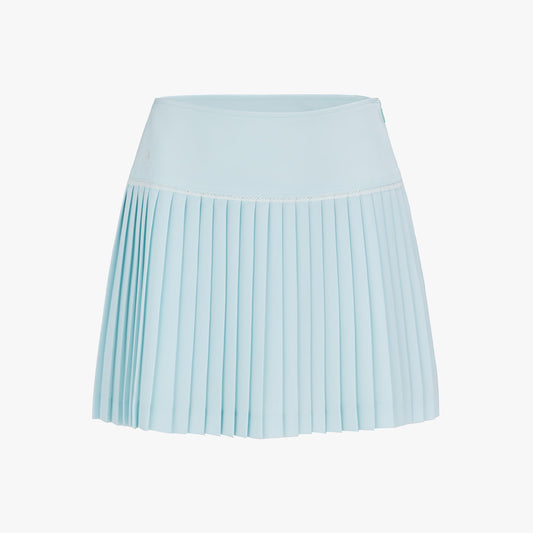 クロシェフレアプリーツスカート (ミント)
