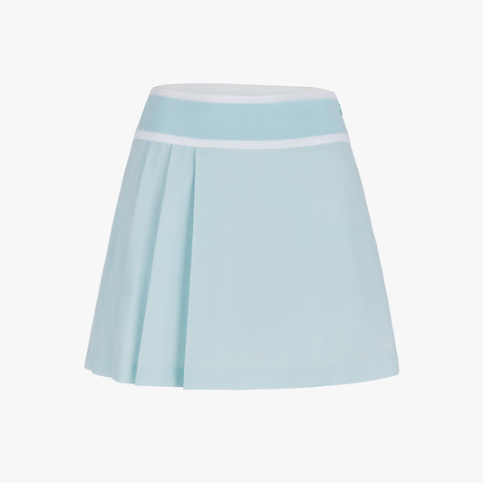 ピケプリーツバンドスカート (ミント)