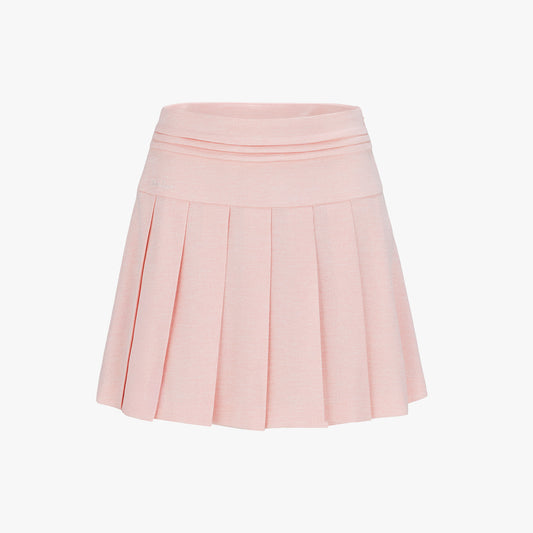トゥインクルプリーツスカート (コーラル)