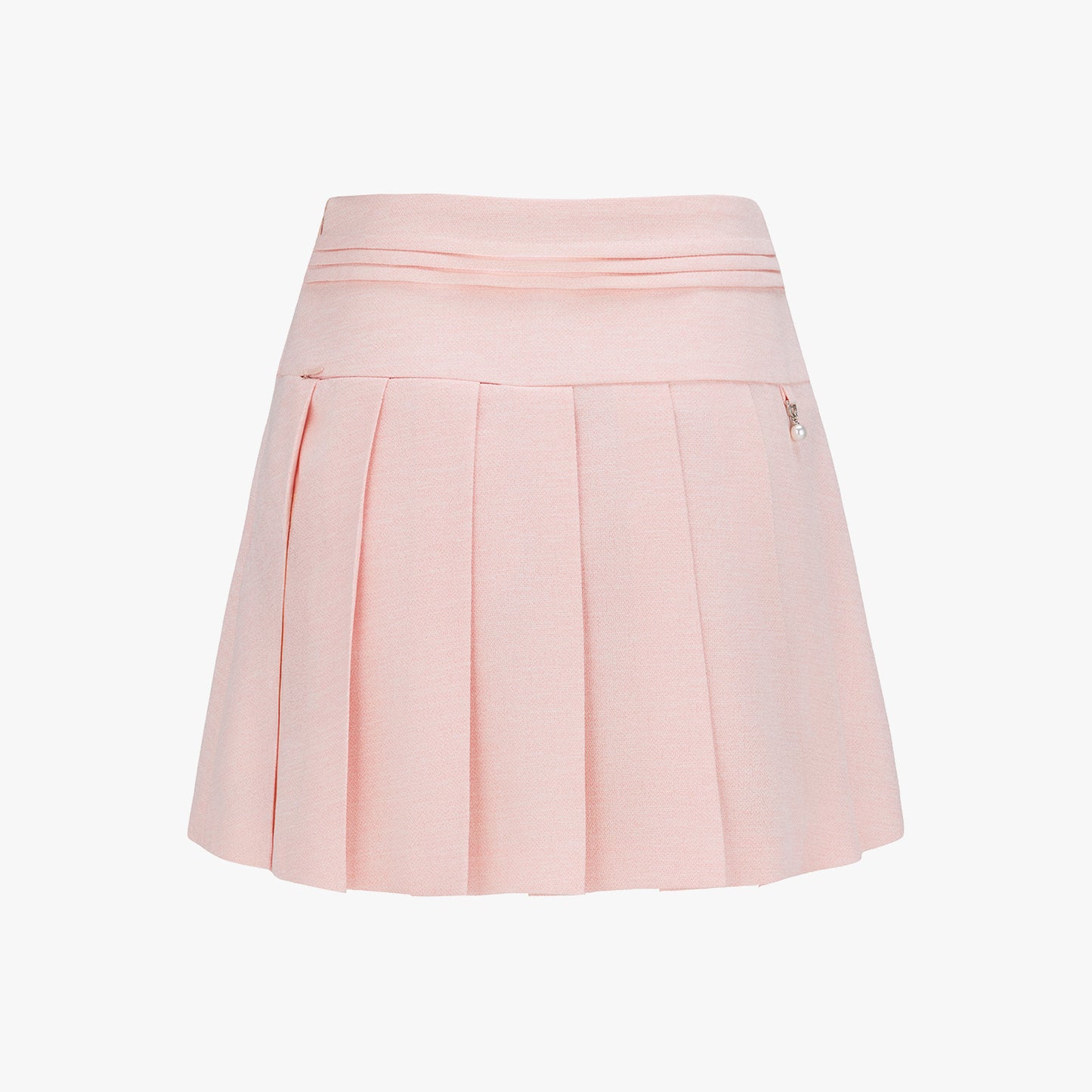 トゥインクルプリーツスカート (コーラル)