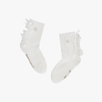 シャフリルアンクルソックス (ホワイト)