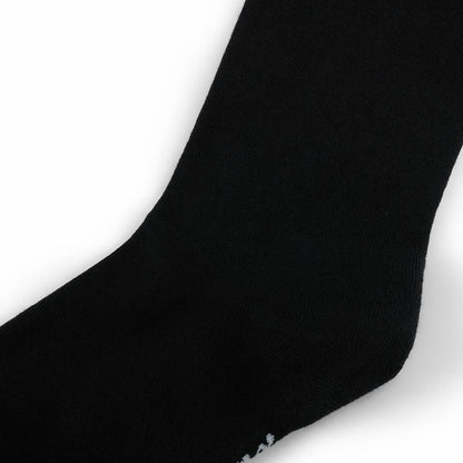 レースロゴニーハイソックス (ブラック)