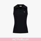 ルーチェホルターノースリーブTシャツ (ブラック)