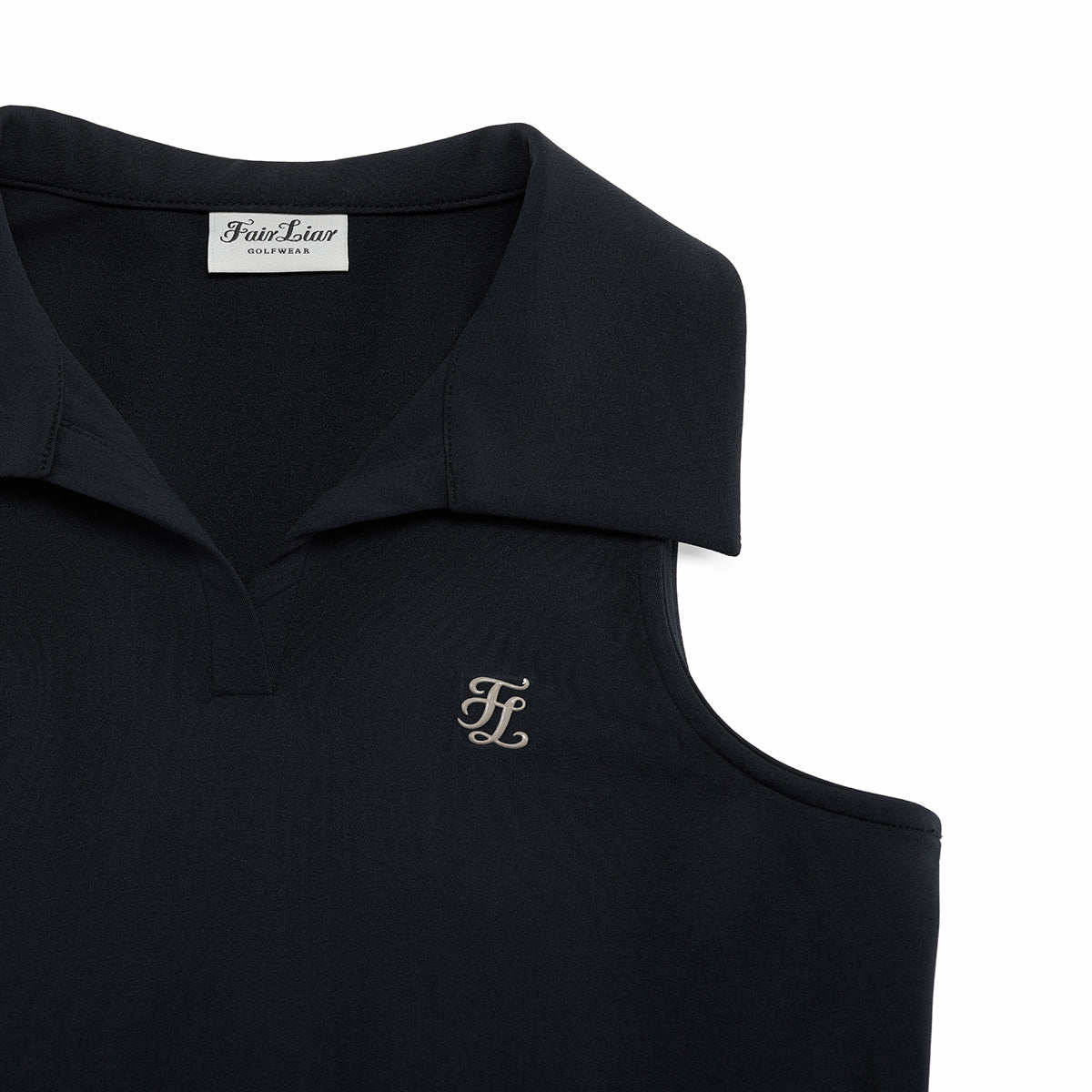 ルーチェホルターノースリーブTシャツ (ブラック)