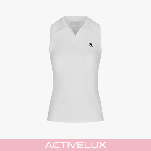 ルーチェホルターノースリーブTシャツ (ホワイト)