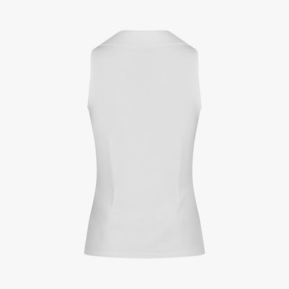 ルーチェホルターノースリーブTシャツ (ホワイト)