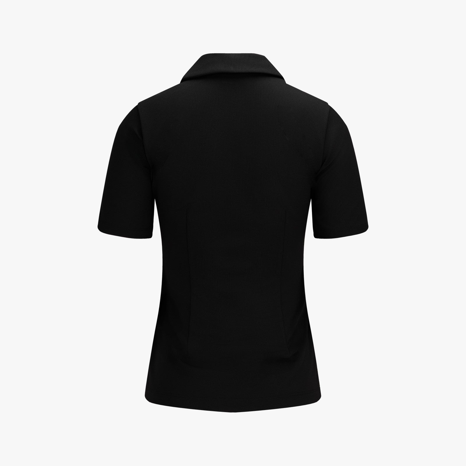 スカーフセットオープンネック7分袖Tシャツ (ブラック) – 【公式